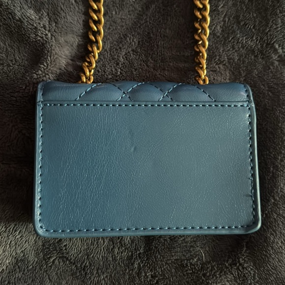 Teal Kurt Geiger Micro Bag gold hardware - Picture 2 of 2